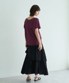 YECCA VECCA アシンメトリーラッフルスカート