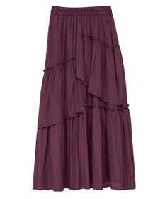 YECCA VECCA アシンメトリーラッフルスカート