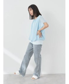 earth music&ecology シアードッキングドルマンブラウス