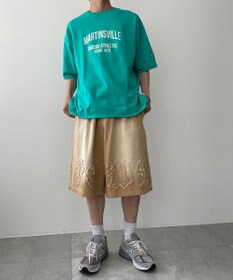 WEGO 【綿100%/MLサイズ展開】DISCUS　ルーズカレッ１００％