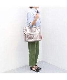 UNBILLION cachecache ソフトメタリックショッパートート