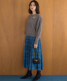 組曲 ギミックチェックツイードスカート