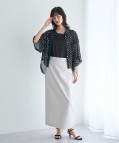 YECCA VECCA 【2点SET】キャミ付きシアードットシャツ