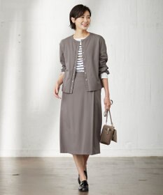 J.PRESS LADIES S 【洗える】 Hari-Puru jersey スカート