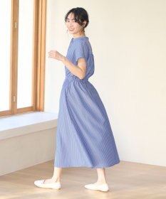 ANY 【UVケア・接触冷感・吸水速乾】ラク映え スキッパーワンピース