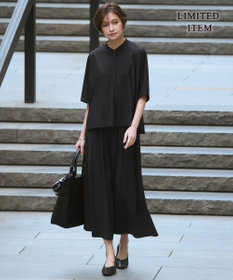 ICB L 【WEB限定】マットスキューバ フレアスカート