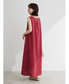 Green Parks 綿麻混ノースリーブワンピース