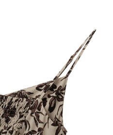 YECCA VECCA アートプリントキャミワンピース