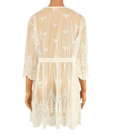 San-ai Resort（三愛水着楽園） パネルレース羽織り　F　【San-ai Resort（サンアイリゾート）】