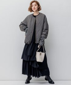 23区 【WEB限定カラーあり/洗える】ウーステッドウール ビッグシルエット ニット