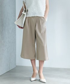 ICB ワッシャーダルサテン ニーショーツ サンドベージュ