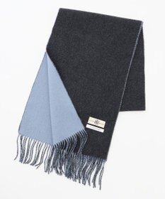 J.PRESS MEN リバーシブル カシミヤマフラー 無地×無地