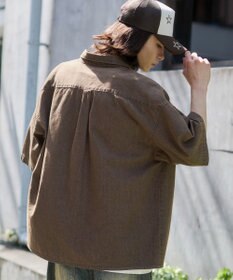 WEGO 【ユニセックス着用ITEM/MLサイズ展開】カラーデニムシャツ（SS）