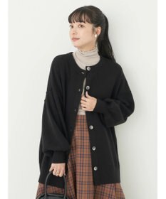 earth music&ecology やわらかタッチミドル丈カーディガン