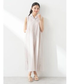 earth music&ecology ＳＥＴ２点シャーリングビスチェ×シャツワンピース