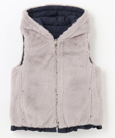 ANY KIDS ボア リバーシブル ベスト