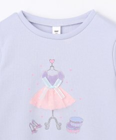 ANY KIDS ドレスモチーフ 裏シャギー トレーナー