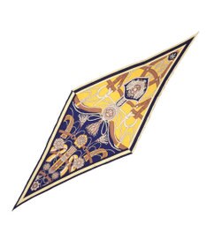 Marca 【Marcaオリジナル】バイカラーベルト シルクツイル 菱形スカーフ