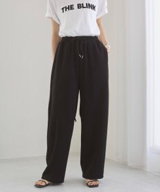 WEGO 【ANGIE VINTAGE/ウエストゴム】ポンチカーブパンツ