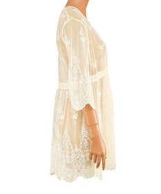 San-ai Resort（三愛水着楽園） パネルレース羽織り　F　【San-ai Resort（サンアイリゾート）】