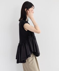 YECCA VECCA アシメペプラムカットソー