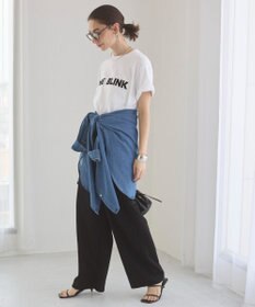 WEGO 【ANGIE VINTAGE/ウエストゴム】ポンチカーブパンツ