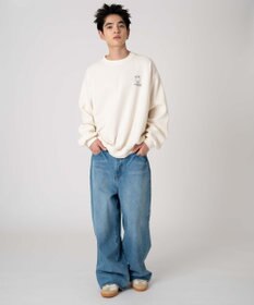 WEGO 【裏起毛/ユニセックス着用ITEM/SMLサイズ展開】アソートグラフィックプルオーバー（4）