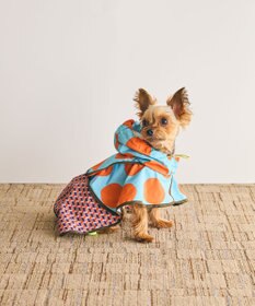 COQ DOTS CROSS ドッグポンチョ レインコート
