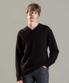 JOSEPH HOMME ファインアルパカ　Vネックニット