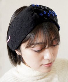 POLS ジャガード織 ヘアバンド