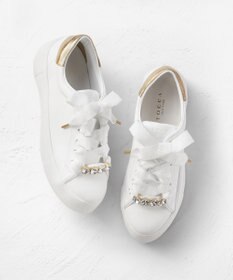 TOCCA 【軽量・抗菌消臭・ビジュー取り外し可】BIJOUX SNEAKERS スニーカー ゴールド系