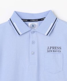 J.PRESS KIDS 【140-170cm】ダブルライン カラー 半袖ポロシャツ