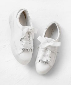 TOCCA 【軽量・抗菌消臭・ビジュー取り外し可】BIJOUX SNEAKERS スニーカー シルバー系
