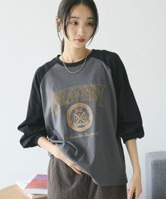 CRAFT STANDARD BOUTIQUE ラグランフロッキープリントＴｅｅ