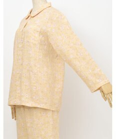 Wing パジャマ 長袖 長ズボン 綿100% 二重ガーゼ素材 ゆったりシルエット 通気性（身生地部） 吸汗速乾性（身生地部） シャツタイプ レディース EP5060 ウイング／ワコール