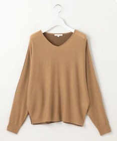 自由区 L 【カタログ掲載】ファインウールカシミヤドルマンシルエット ニット