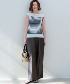 23区 S 【先行予約】MANTECOブライトワッシャー ワイドパンツ