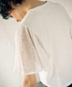 GRACE CONTINENTAL レースロゴTシャツ
