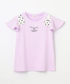 ANY KIDS ひんやりクール 肩リボンTシャツ