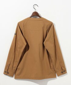 JOSEPH ABBOUD MOUNTAIN 【軽量】ハイパワーストレッチカルゼ ノーカラーアウトドアブルゾン