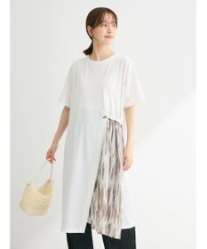 Green Parks 柄シアードッキングワンピース