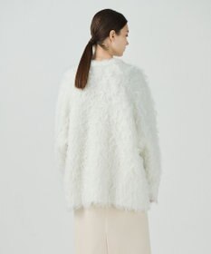 GRACE CONTINENTAL シャギーニットカーディガン