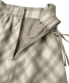 earth music&ecology サイドレースアップミニスカート