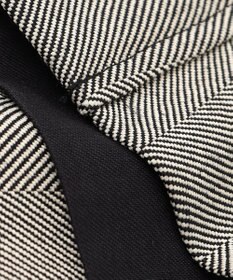 uncrave ヘリンボーンスーツ ビスチェ（uncrave WHITE）