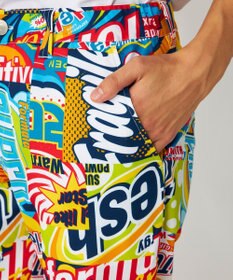 FILA GOLF／marie claire 【Loudmouth】柄ロングパンツ