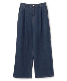 UNFILO L UNFILO DENIM LIGHT タックワイドパンツ