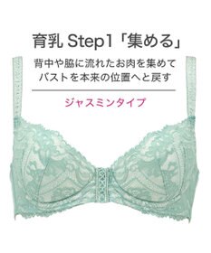 BRADELIS New York 【BRADELIS New York / 育乳ブラ・STEP1 集める】 ジャスミンステップ1ブラ22A1  しっかりバストを集めてナチュラルなシルエットを作る補整ブラ