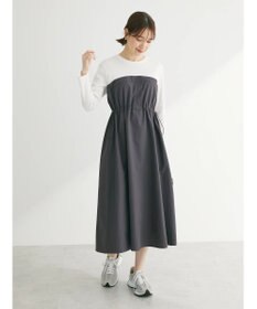 Green Parks ドロストドッキングワンピース