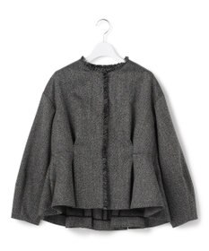 23区 L 【エステータ】キャバルリーツイル ペプラムフレア ジャケット