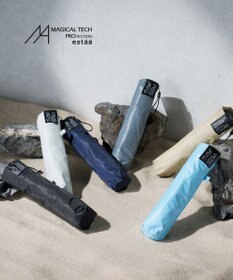 MOONBAT 【遮光100％/超軽量/耐久性】マジで軽い傘 晴雨兼用 折りたたみ日傘 マジカルテックプロテクション Tough W rib 55cm